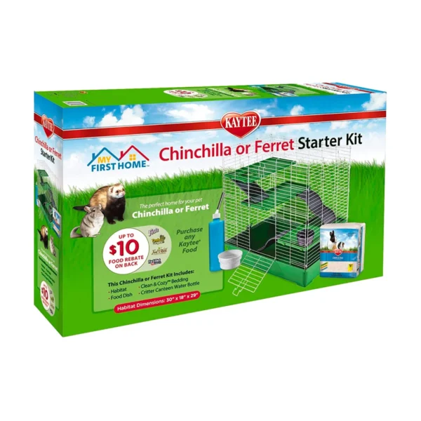 KAYTEE FERRET/ CHINCHILLA STARTER KIT 30X18