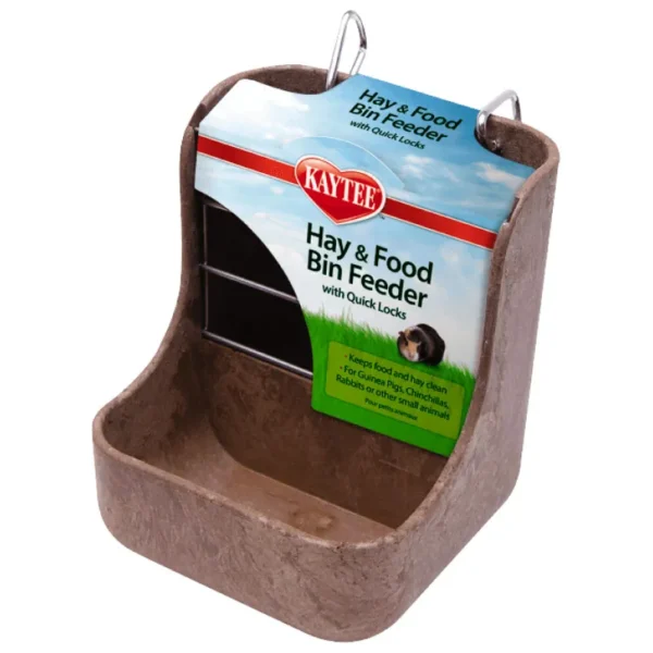 KAYTEE HAY N FOOD BIN FEEDER
