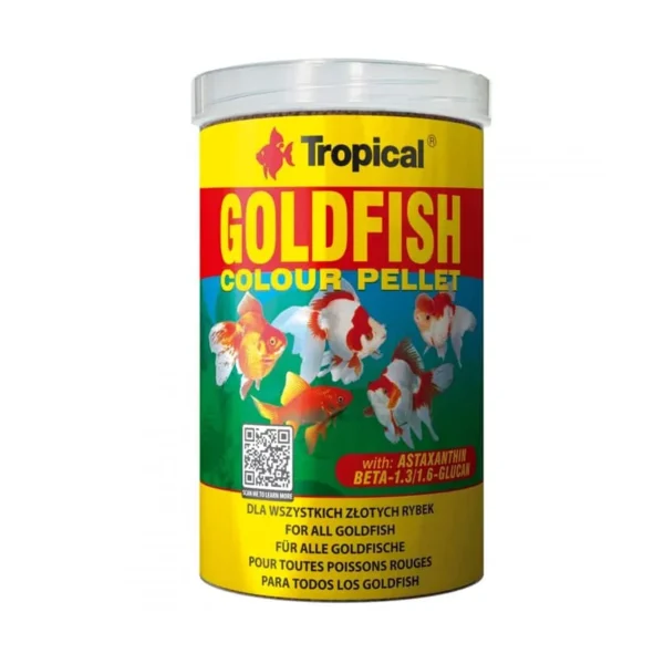 TROPICAL GOLDFISH COLOR PELLET 1000ML