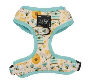 SASSY WOOF AJUSTABLE HARNESS BEE SASSY